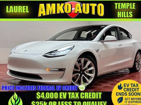 TESLA MODEL 3 2018 5YJ3E1EB3JF117623 image